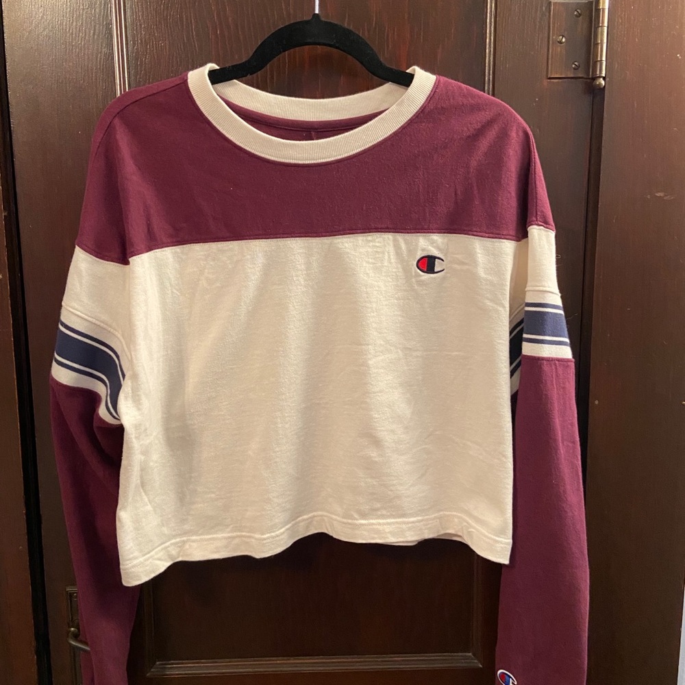 Champion Long Sleeve Crop Top